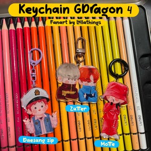 KPOP Schlüsselanhänger - G Dragon BIGBANG | koreanische Schlüsselbund | Kpop - GDragon BIGBANG