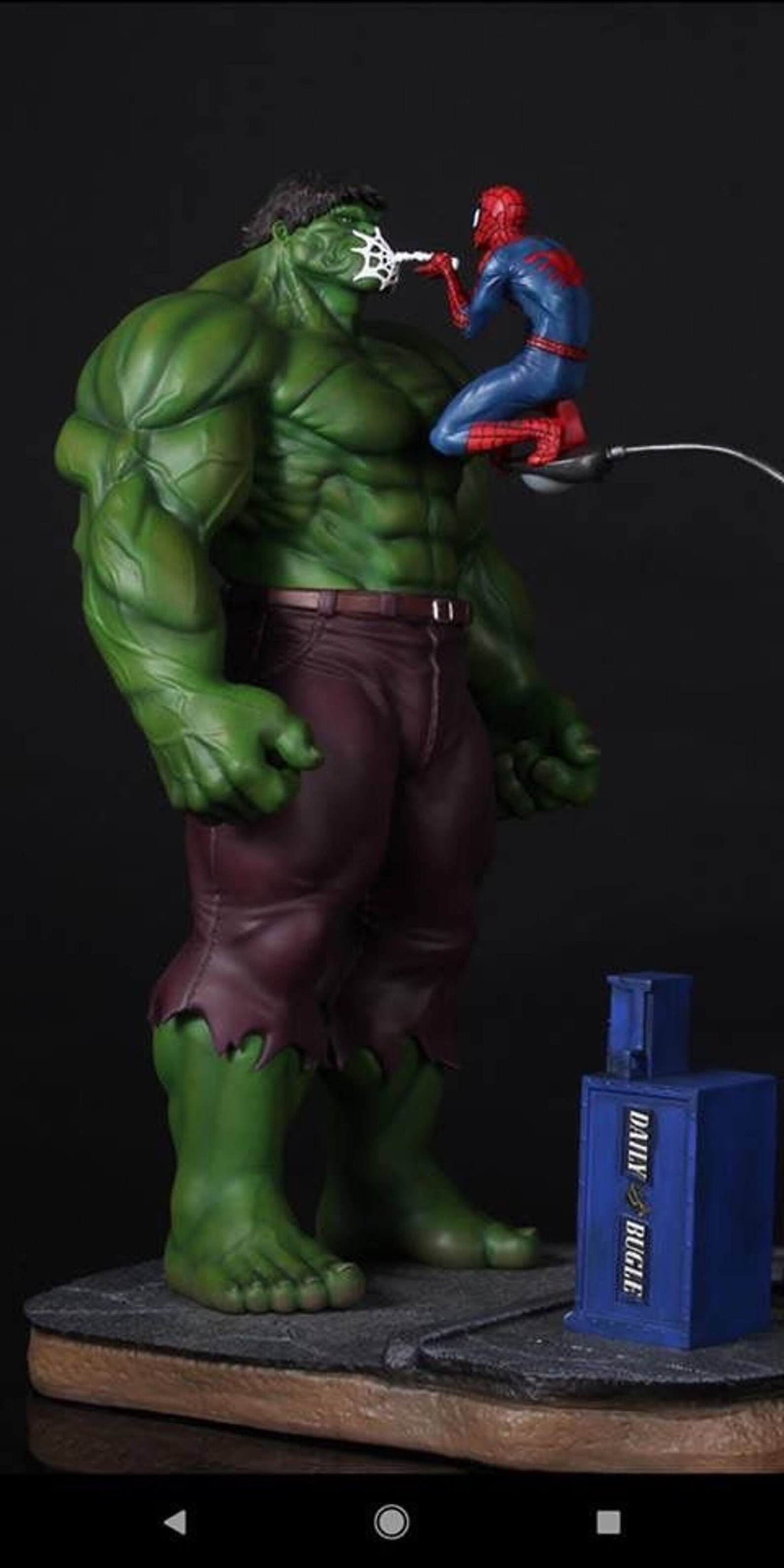 Diorama Hulk with Spiderman STL File 3D Model Print Etsy