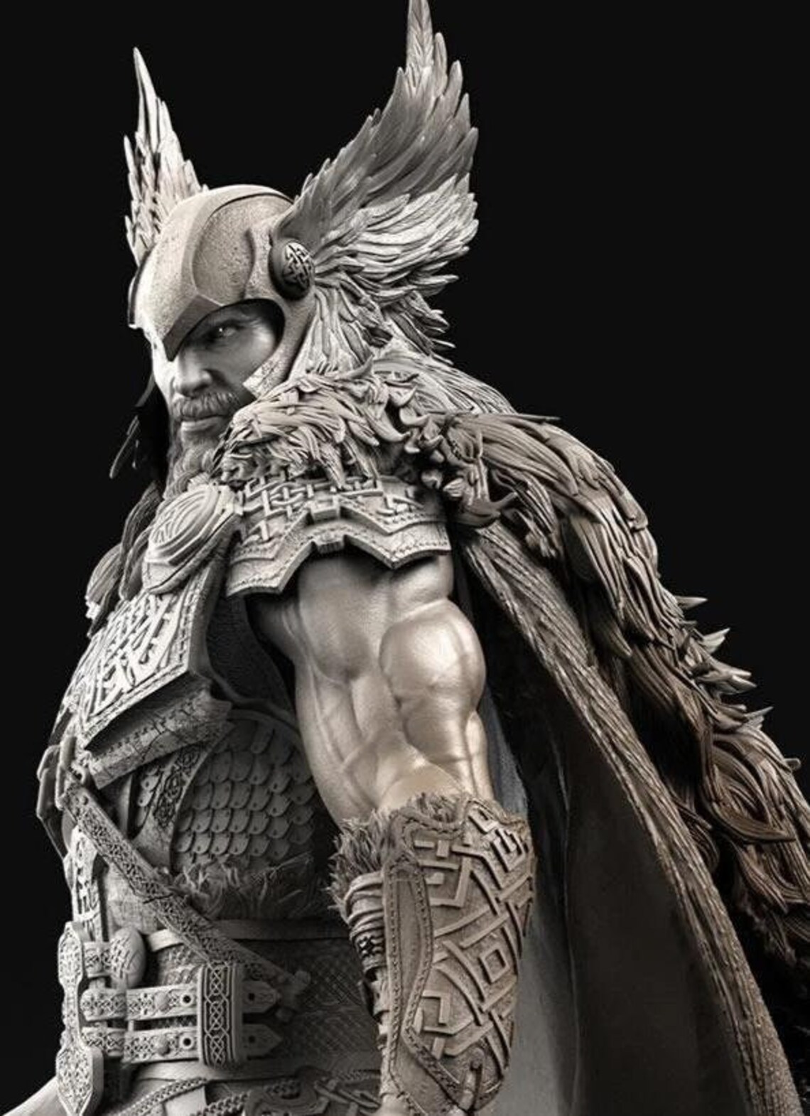 Thor Viking STL File 3D Model Print Etsy