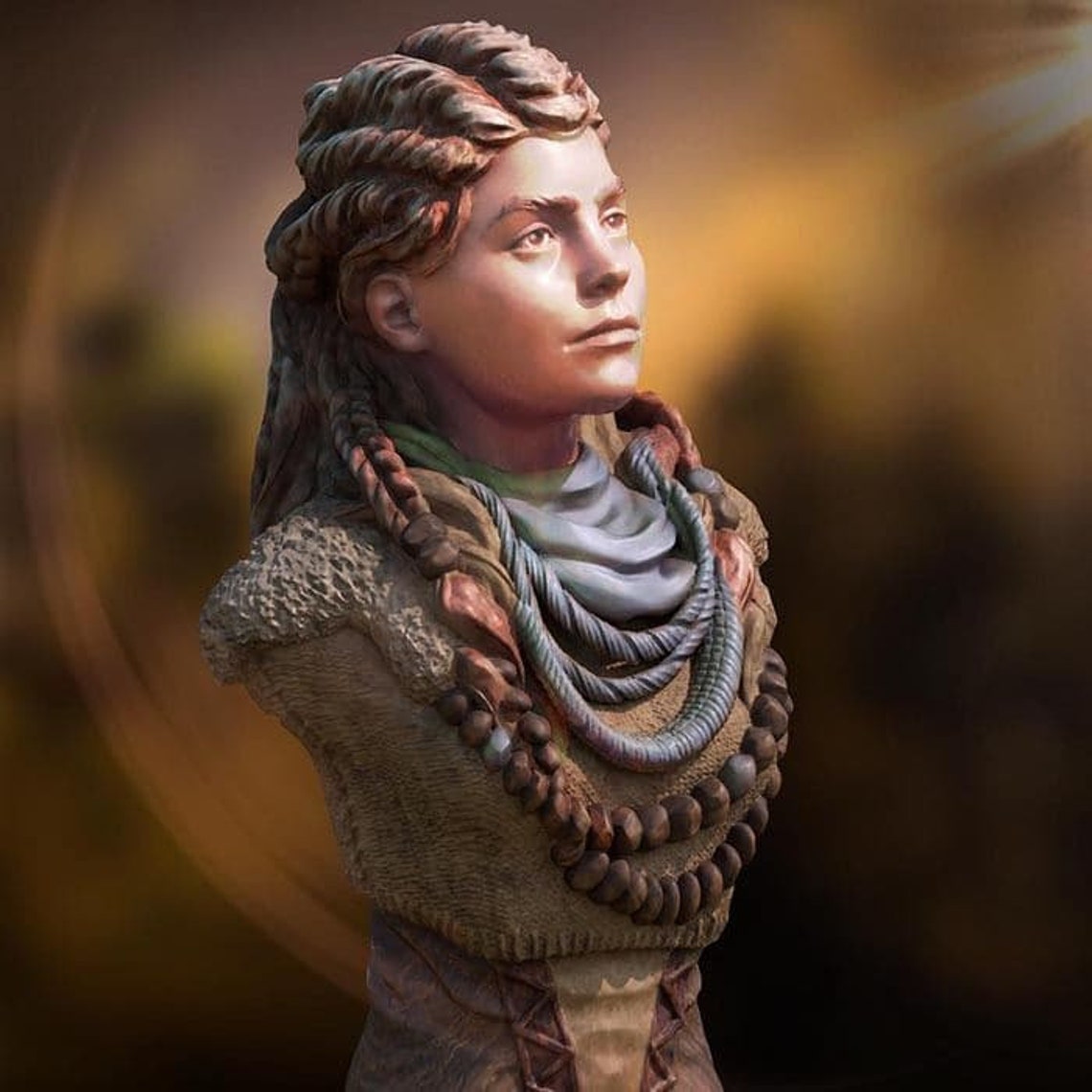 Horizon Zero Dawn Aloy STL File 3D Model Print Etsy