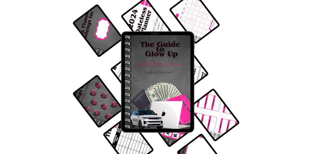 The Guide to Glow up Digital Planner for Boss Babes - Etsy