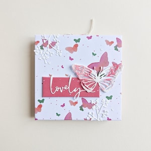 ALBUM fotografico FARFALLE pink porta foto ricordi regalo mamma scrapbooking memory keeper regalo nascita battesimo