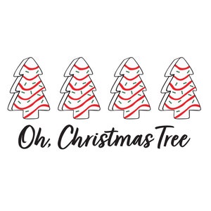 Oh, Christmas Tree (cakes). SVG & PNG files