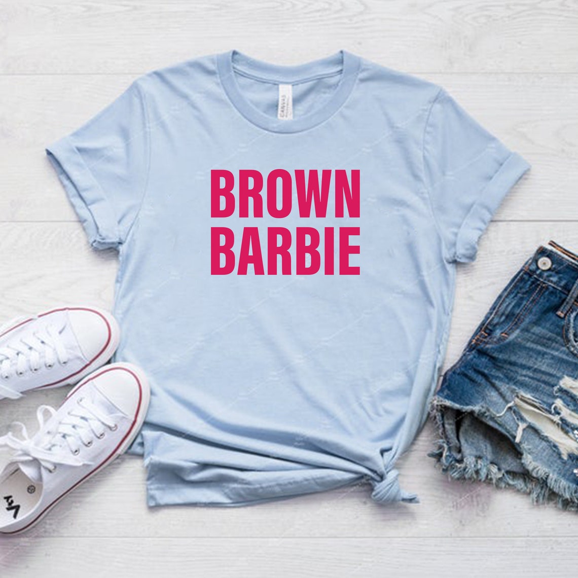Camisa de Barbie marrón Camiseta de Barbie marrón de Naomi | Etsy