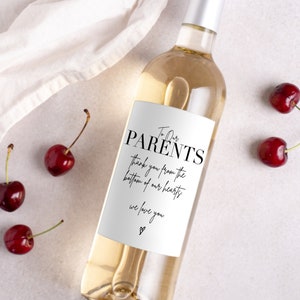 Gift for Parents on Wedding Day | Thank You Parents on Wedding Day | Wedding Day Gift for Parents | Gift for Parents of Bride and Groom |