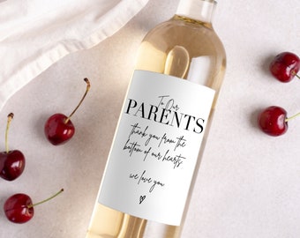 Gift for Parents on Wedding Day | Thank You Parents on Wedding Day | Wedding Day Gift for Parents | Gift for Parents of Bride and Groom |
