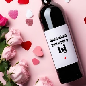 Cadeau drôle de Saint-Valentin pour petit ami | Cadeau pour lui | Cadeau petit ami | Cadeau pour homme | Cadeau pour mari | Ouvrir quand vous voulez un BJ |