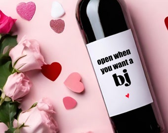 Funny Valentine's Day Gift for Boyfriend | Gift for Him | Boyfriend Gift | Gift for Men | Gift for Husband | Open When You Want a BJ |