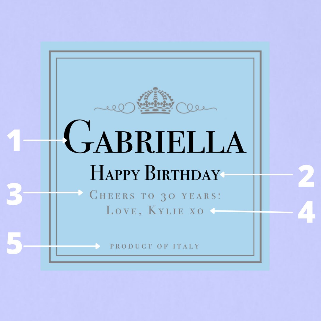 Bottiglia Di Vino "40 Anni Di" Gratta E Vinci Personalizzata - Idea Regalo Compleanno 40 Anni Lei | Olallà - Foto 8