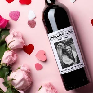 Étiquette de vin drôle de cadeau d'anniversaire | Cadeau pour un ami | Cadeaux amusants pour elle | cadeau d'anniversaire pour lui | Cadeau de Saint-Valentin pour petit ami |