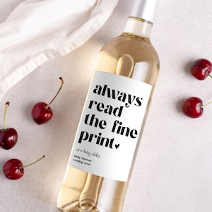 Pregnancy Announcement Wine Label | Pregnancy Announcement Great Grandparents | Baby Announcement New Aunt Uncle | New Baby Gender Reveal |