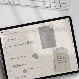 Digital Planner Stickers, Realistic Stickers, Goodnotes Stickers ...