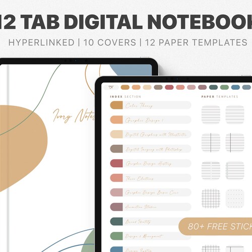 Digital School Notebook Digital Academic Journal Interactive - Etsy