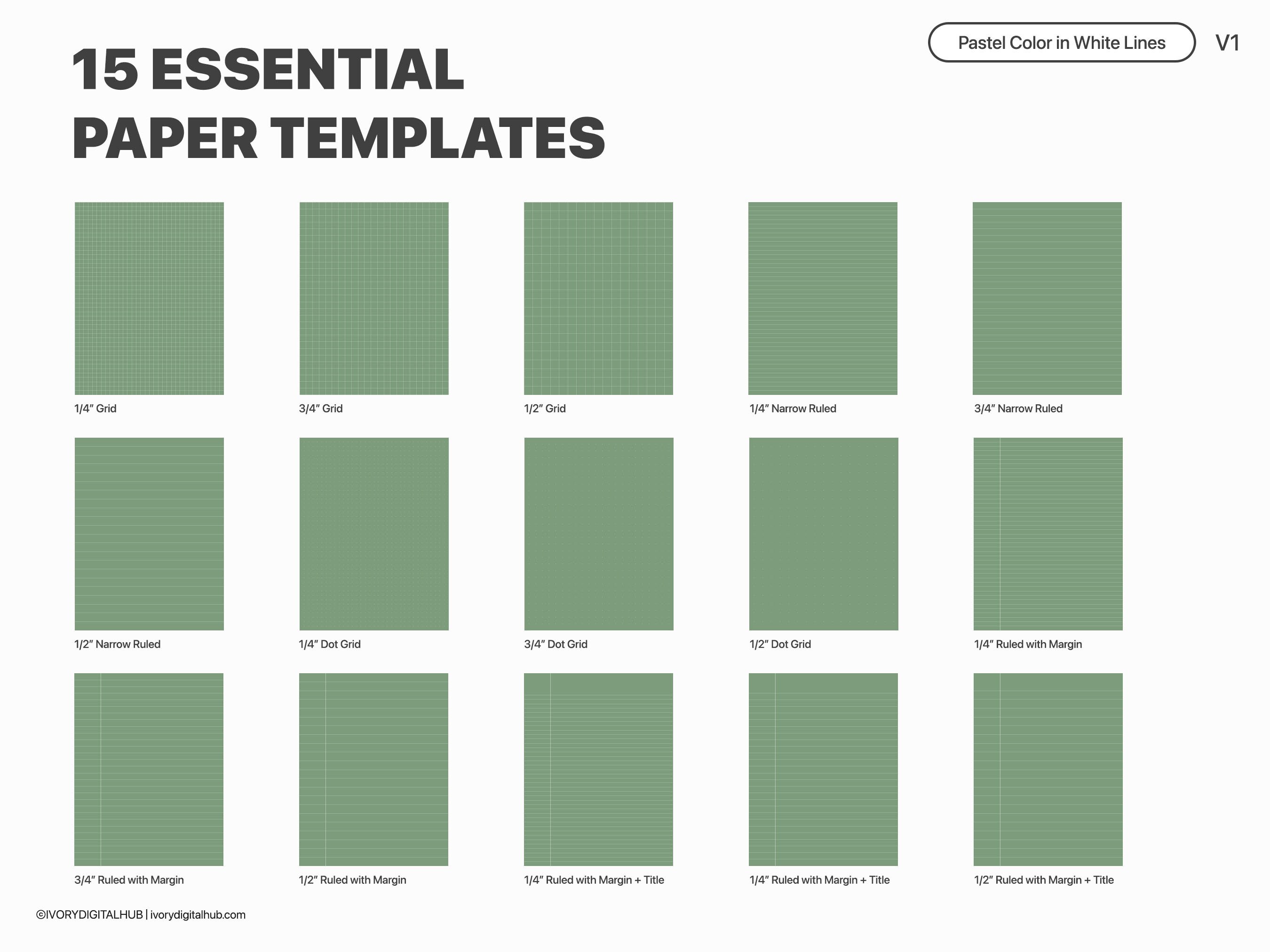 Digital Writing Paper Digital Template Paper Digital Note Etsy