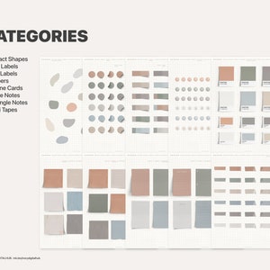 Digital Planner Stickers, Realistic Stickers, Goodnotes Stickers ...