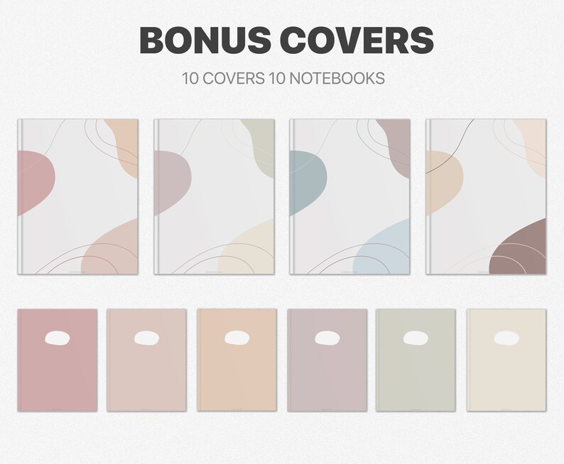 Digital Notebook 12 Hyperlinked Tabs for Goodnotes Etsy