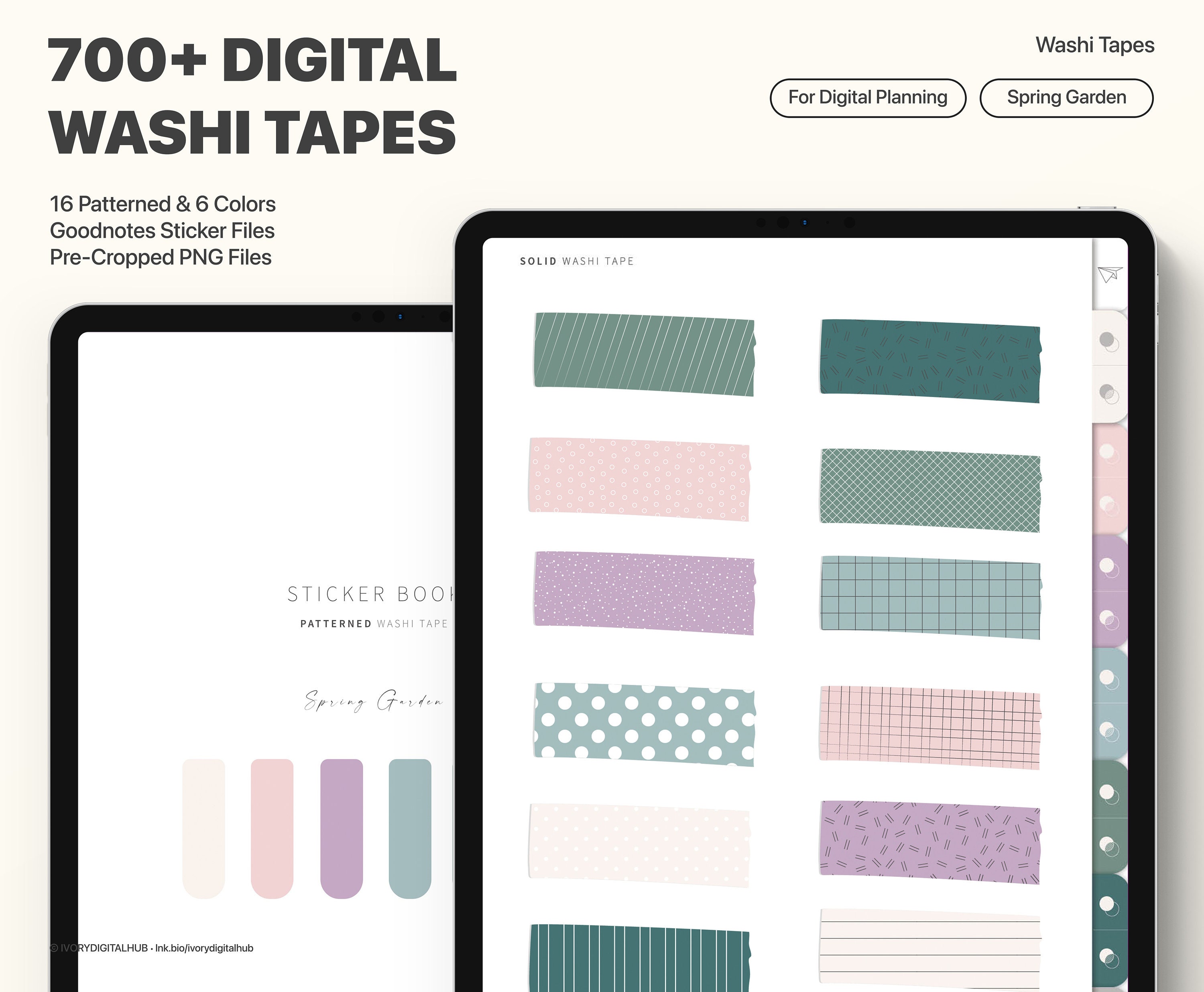 Digital Washi Tape for Goodnotes Precropped Goodnotes Etsy