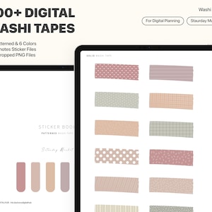 Digital Washi Tape Sticker Pack