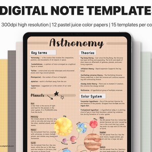 Digital Note Taking Template Goodnotes Template PDF Notebook - Etsy ...