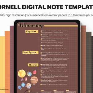 Digital Notepad, Digital Note Taking, Goodnotes Template Notes, Digital Notebook Paper, Digital Meeting Notes, iPad Notes, Student Notes