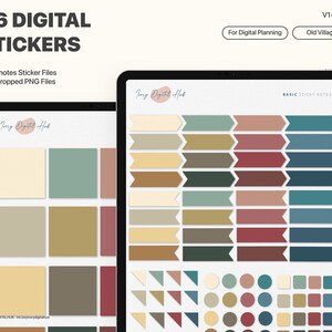 Digital Note Sticker, Digital Sticker Set, Digital Sticker for Planner ...