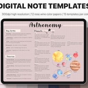 Modello per prendere appunti digitali, Modello per note orizzontali, Suggerimenti per la scrittura digitale, Modello per note per GoodNotes, Modello per note di notabilità