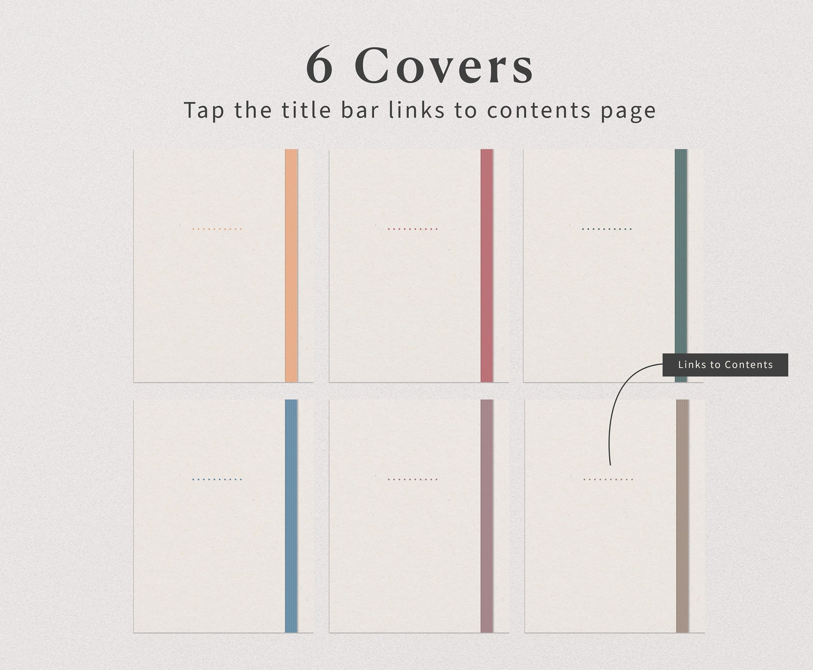 GoodNotes Notebook with Tabs Hyperlink Digital Notebook Etsy