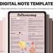 see more listings in the Digital Note Templates section