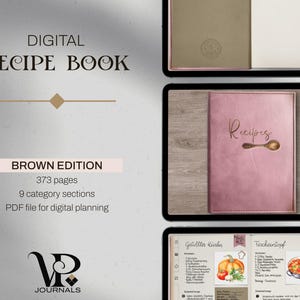 digital Recipe Book incl. Stickers and Goodnotes Stickersheet