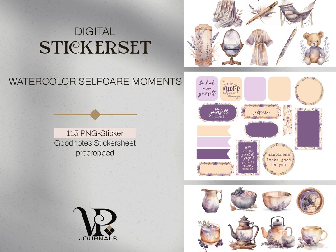 Digital Stickers Png and Goodnotes Sticker 