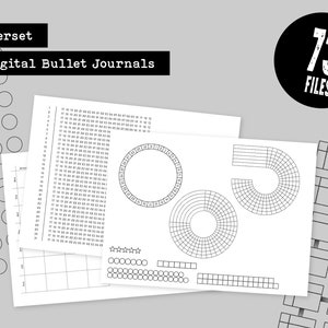 Trackerset for digital Journals - English and German