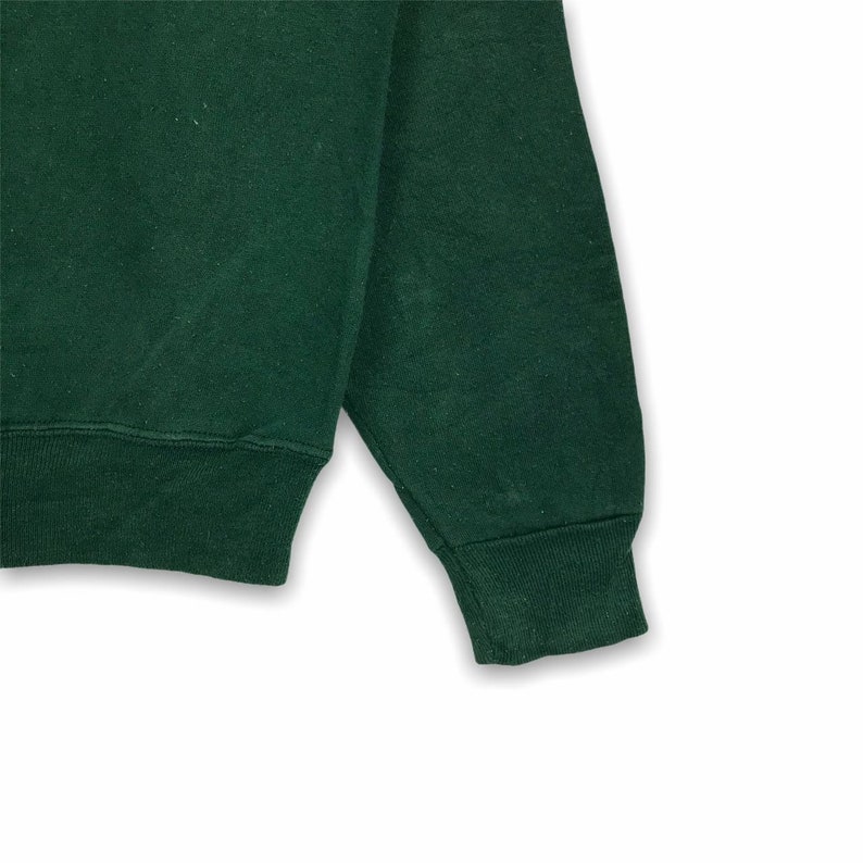 Vintage 90\u2019s LEE SPORTWEAR Made in USA Sweatshirt Printed Spell Out Big Logo Crew Neck Sweatshirt Size Large