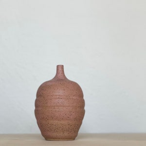 Vaso con boccioli rosa maculati n. 3