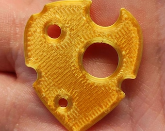 3D gedruckter Novelty Käse Plektrum (Wählen Sie Ihre eigene Dicke!)