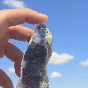 Rainbow Fluorite freeform mini tower