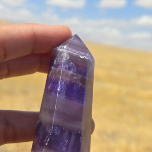 Purple Fluorite mini tower