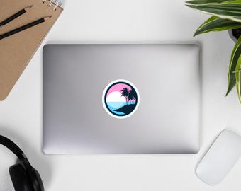 Trans Pride VC icon vinyl decals