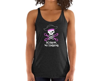 Scissor Me Timbers - Women's Racerback Tank