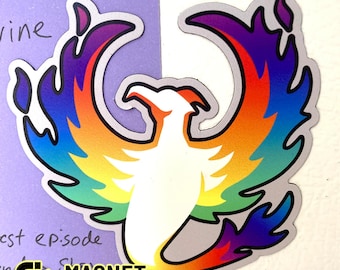 LGBT Phoenix Magnet - 3x3