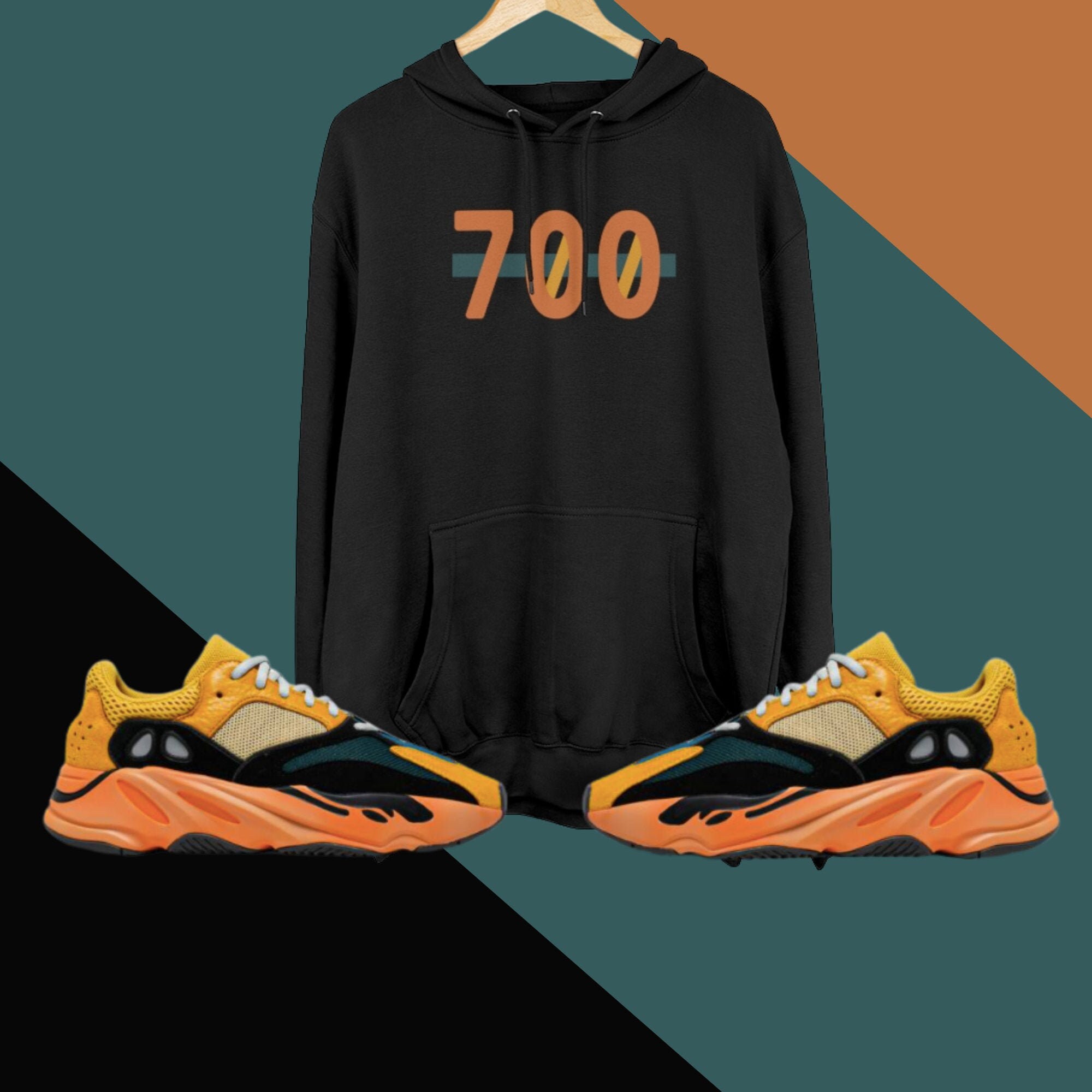 Yeezy 700 Sun Matching Hoodie Match Hoodie To | Etsy