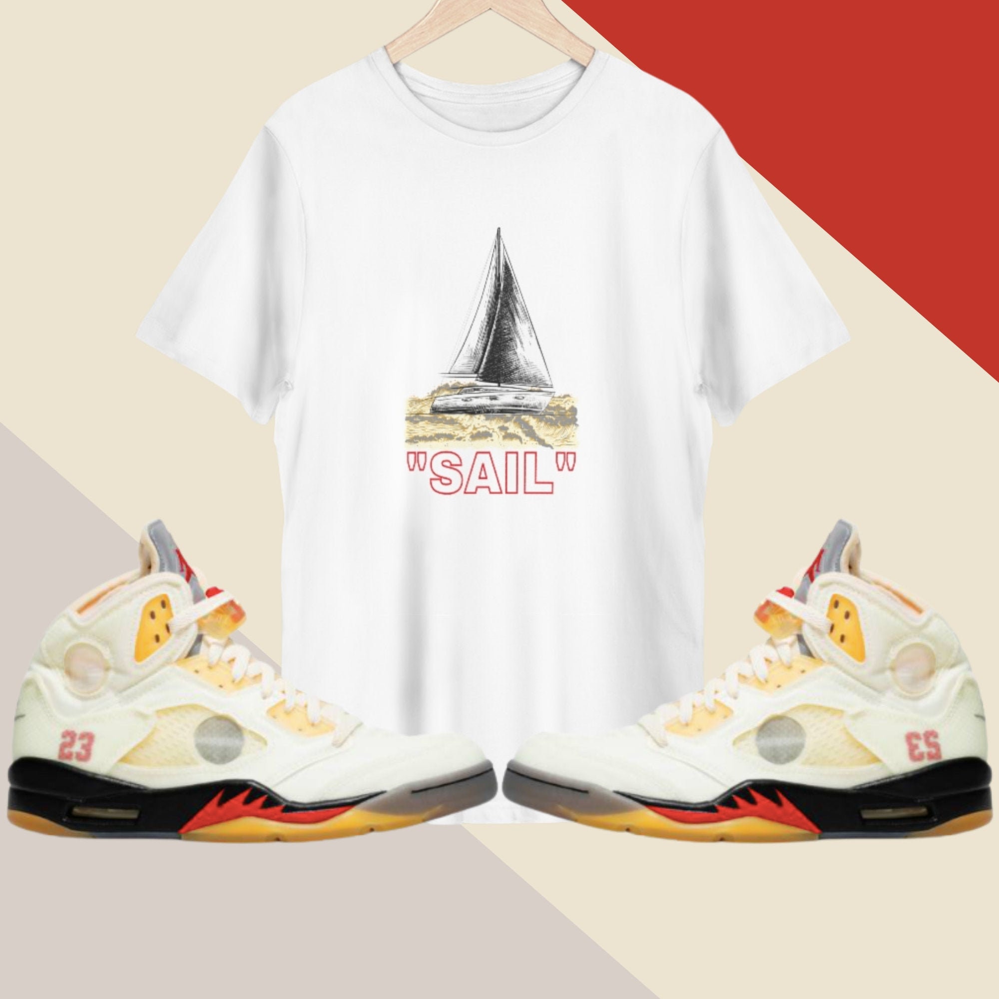 jordan off white sail apparel