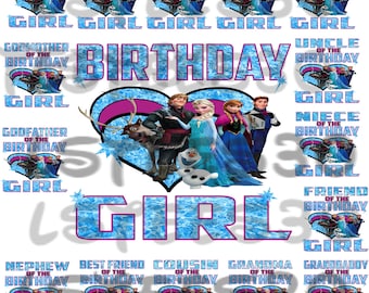 Family Birthday Girl Frozen