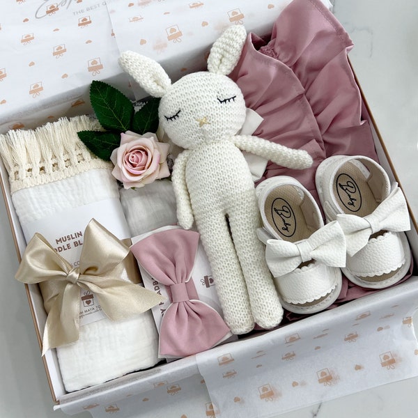 Newborn Girl Gift Basket Etsy