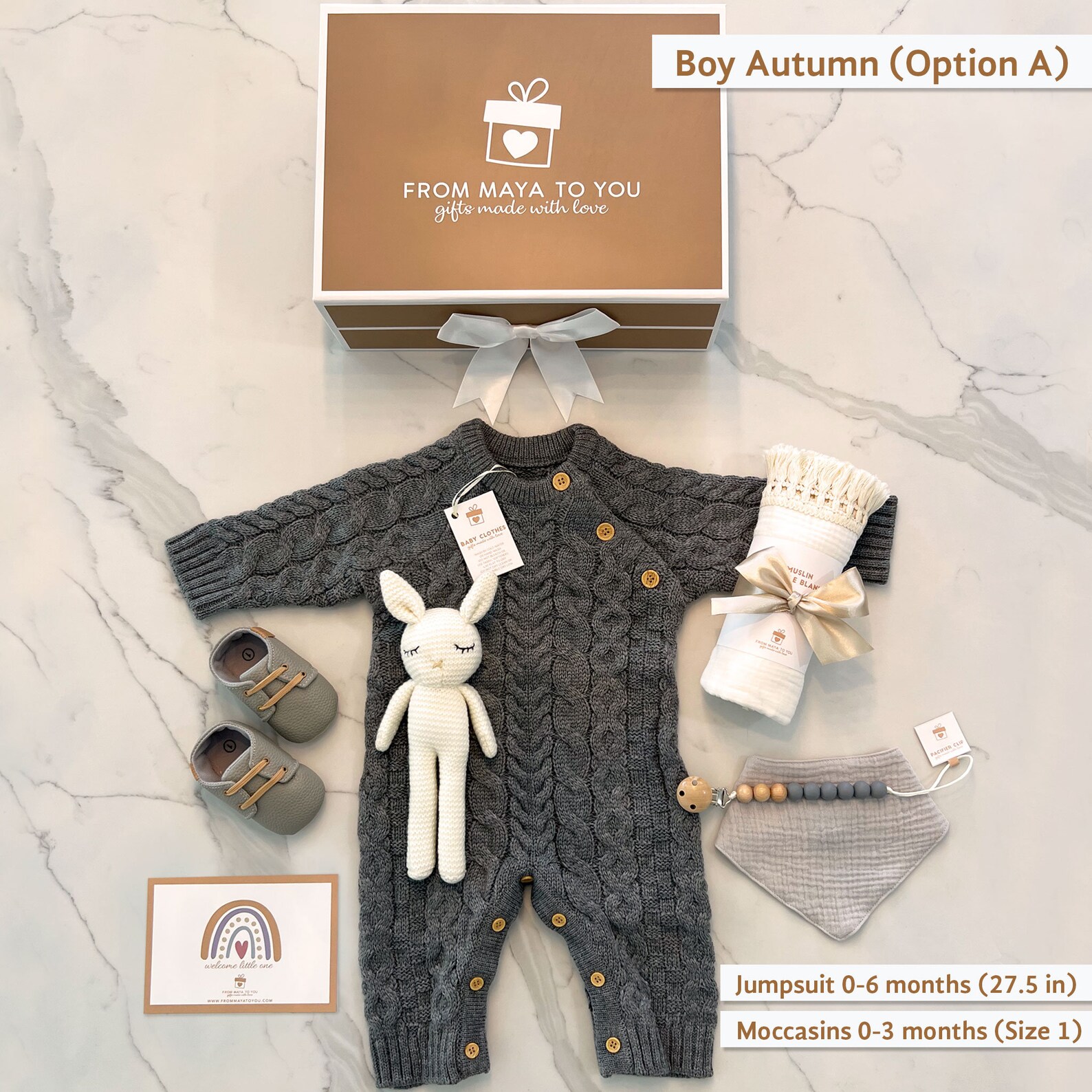 Baby Gift Box New Baby Boy Gift Box Baby Shower Gift Etsy