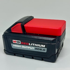 Slim Protective Cap for Milwaukee M18 Batteries – Shop Debris Guard – Minimalist Battery Contact