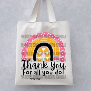 Teacher Appreciation tags | Teacher Thank you Gift Tag | Back to school PNG | Thank you teacher tag | Teacher Appreciation Week