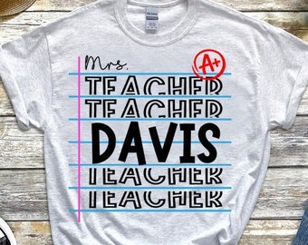 Teacher PNG | Custom Teacher PNG | Back to School PNG