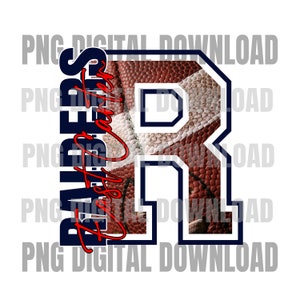 East Carter Raiders football PNG / Raiders Download digitale / Digitale personalizzato / Raiders PNG