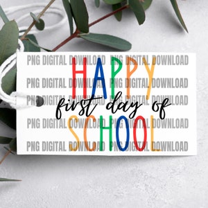 Back to school PNG | Back to school tag | Thank you Gift Tag | First day of School Tag | Thank you teacher tag | Printable Teacher Tags