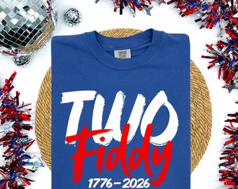Two Fiddy 4th of July PNG | Funny Patriotic Turtle PNG | America Design | Red White & Blue Digital Download | Independence Day | DTF Design